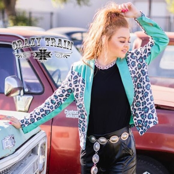 CRAZY TRAIN WANDERER BLAZER Jackets & Blazers - CRAZY TRAIN WANDERER BLAZER NWT
